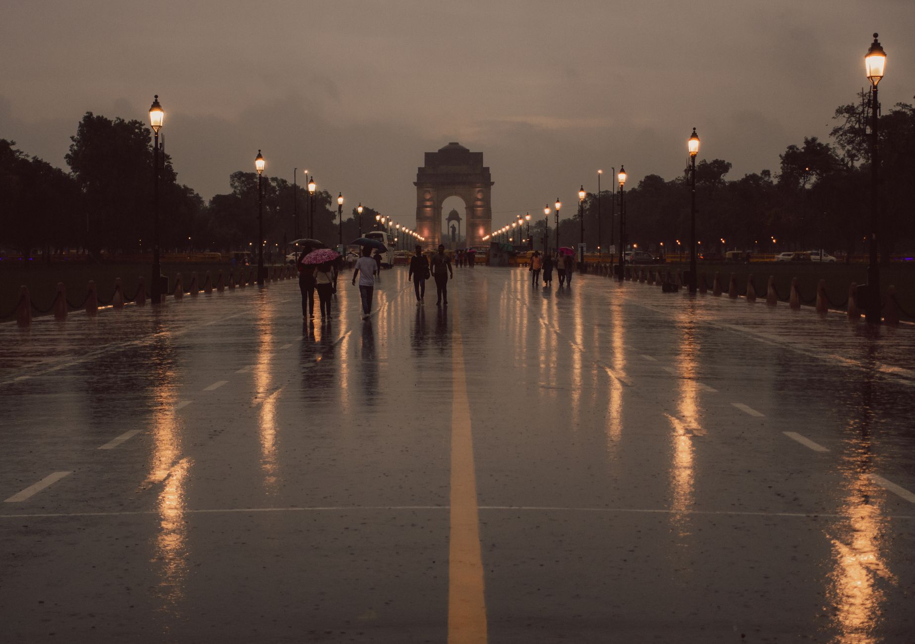 heavy rain Delhi